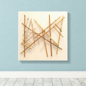 Navigatiekaart voor de Marshalleilanden Canvas Afdruk (Insitu (Houten vloer))