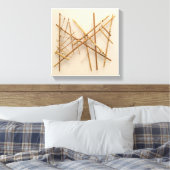 Navigatiekaart voor de Marshalleilanden Canvas Afdruk (Insitu (Slaapkamer))