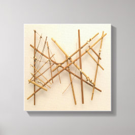 Navigatiekaart voor de Marshalleilanden Canvas Afdruk