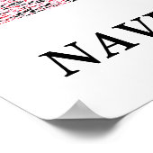 Navigatielichtkunst Poster (Hoek)