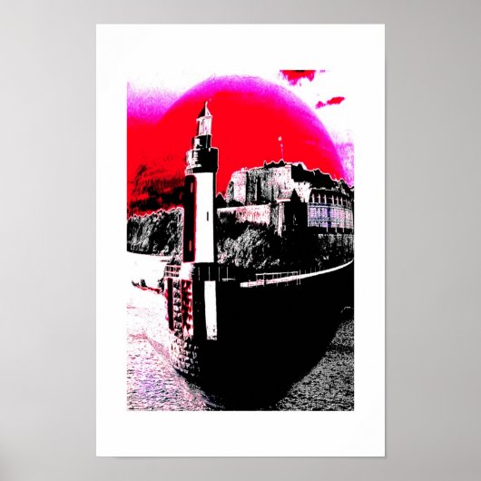 Navigatielichtkunst Poster (Voorkant)