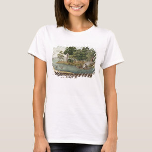 Navigatiemethode in New Holland, gegraveerd met F T-shirt