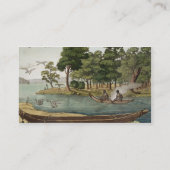 Navigatiemethode in New Holland, gegraveerd met F Visitekaartje (Achterkant)