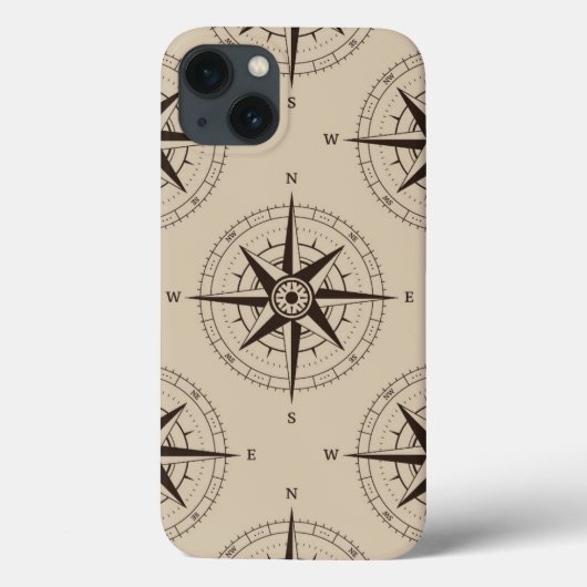 Navigatiepatroon Case-Mate iPhone Case (Achterkant)