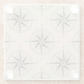 Navigatiepatroon Glazen Onderzetter (Achterkant)