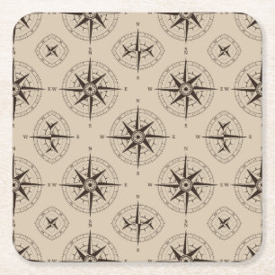 Navigatiepatroon Kartonnen Onderzetters