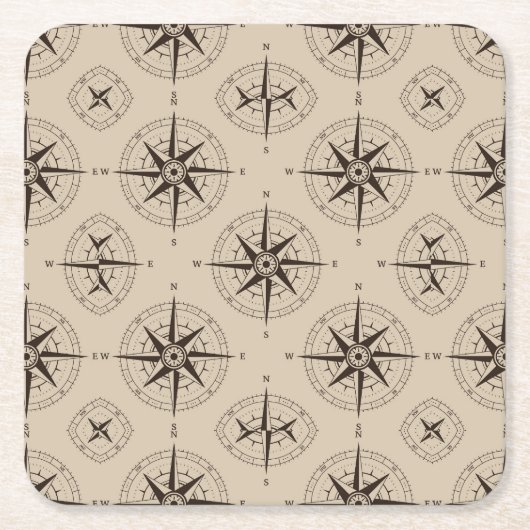 Navigatiepatroon Kartonnen Onderzetters (Voorkant)