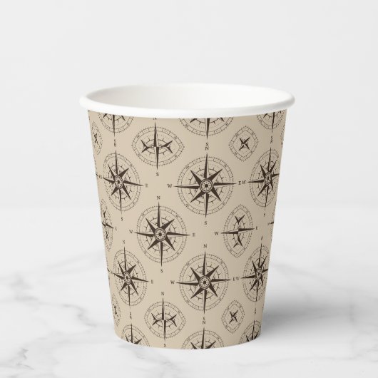 Navigatiepatroon Papieren Bekers (Voorkant)