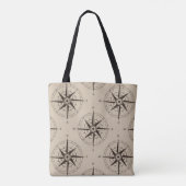 Navigatiepatroon Tote Bag (Achterkant)