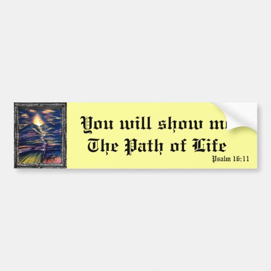 Navigation Path: Life Bumpersticker (Voorkant)