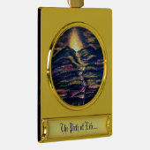 Navigation Path: Life Verguld Banner Ornament (Rechts)