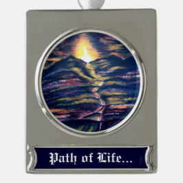 Navigation Path: Life Verzilverd Banner Ornament
