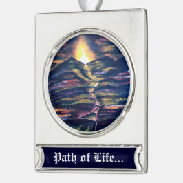 Navigation Path: Life Verzilverd Banner Ornament