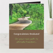 Navigation Path: Ultimate Freedom Graduation Card Kaart (Voorkant)