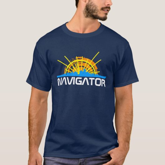 Navigator, een-van-een-aardig mooi aanpasbaar t-shirt (Voorkant)