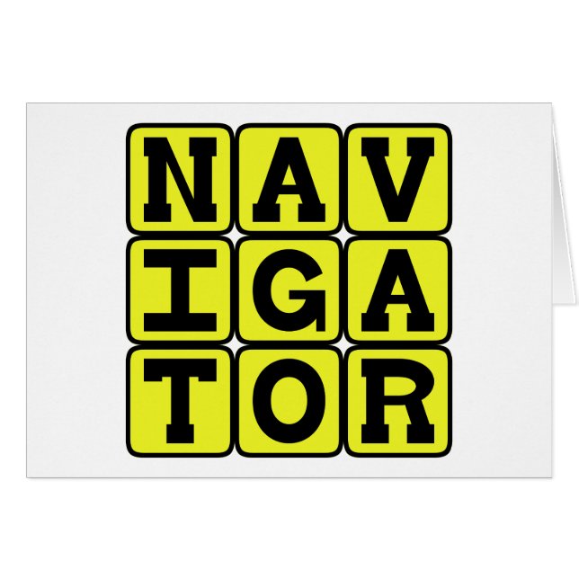 Navigator, Kaart Meester (Voorkant Horizontaal)