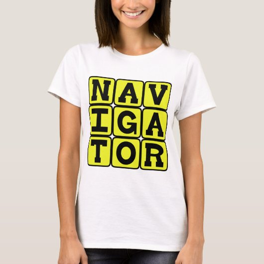 Navigator, Kaart Meester T-shirt (Voorkant)