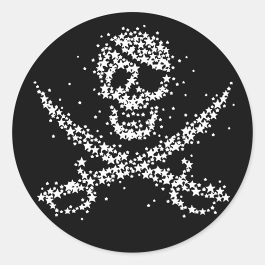 Navigator van het schip ronde sticker (Voorkant)