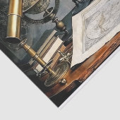 Navigator's Desk Vintage Globe Decoupage Tissuepapier (Detail)