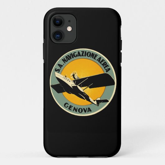 Navigazione Aerea ~ Genova Case-Mate iPhone Case (Achterkant)