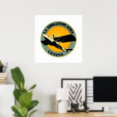 Navigazione Aerea ~ Genova Poster (Thuiskantoor)