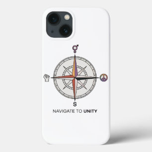 Navigeer naar de Unity Compass iPhone-draagtas Case-Mate iPhone Case