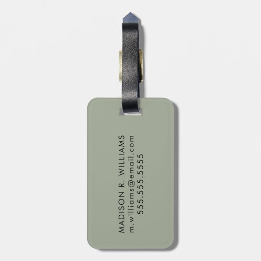 Navigekonijn Bagagelabel (Achterkant verticaal)