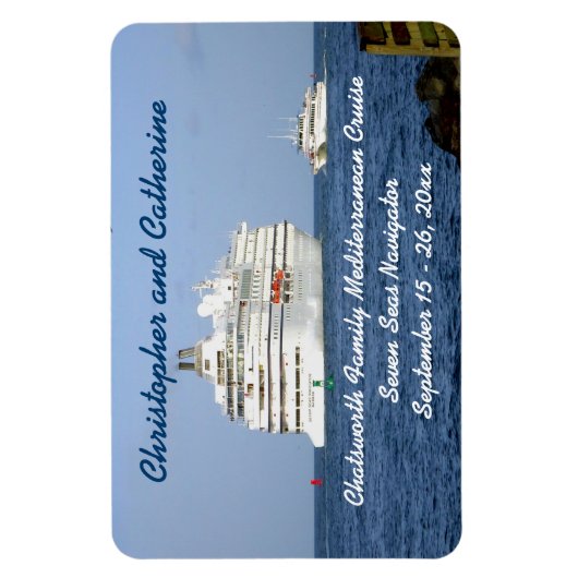 Navigeren door de Zeeen Stateroom Deurmarker Magneet (Verticaal)