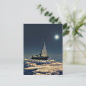 Navigeren door Trough Clouds Dreamweaver Collage Briefkaart (Staand voorkant)