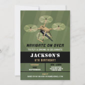 Navigeren Drone Leger Verjaardag Camouflage Kaart (Voorkant)