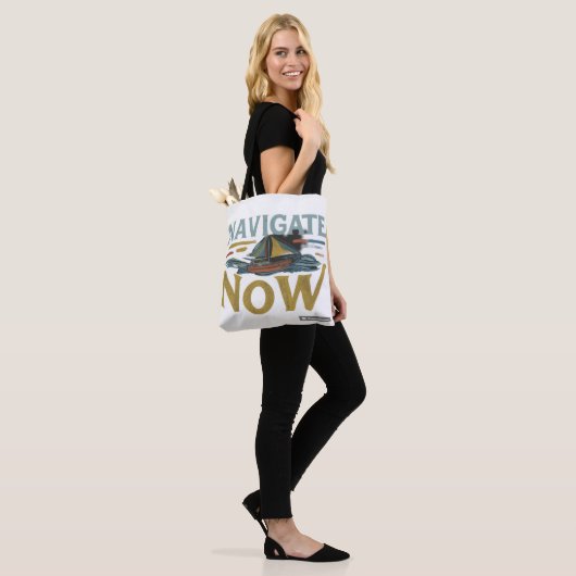 navigeren tote bag (Op model)