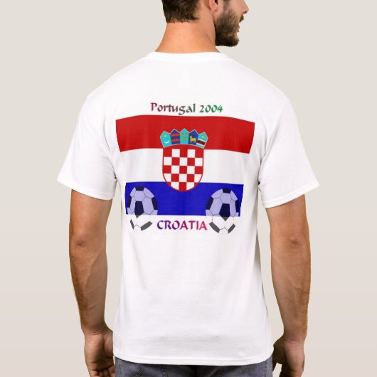 Navijacka majica Hrvatska T-shirt (Achterkant)