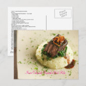Navio Cabernet Braised Short Ribs Briefkaart (Voorkant / Achterkant)