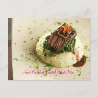 Navio Cabernet Braised Short Ribs Briefkaart