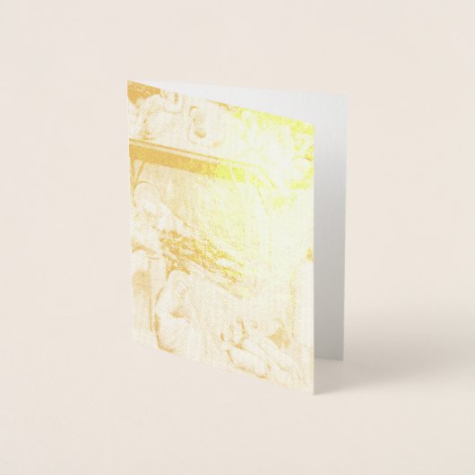 Navitity (geboorte van Jezus Christus) (door Giott Folie Kaarten (Voorkant)