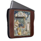 Navitity (geboorte van Jezus Christus) (door Giott Laptop Sleeve (Voorkant Rechts)