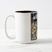 Navitity (geboorte van Jezus Christus) (door Giott Tweekleurige Koffiemok (Links)