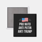 NAVO - Anti Poetin - Anti Trump - Magneet (Voorkant / Achterkant)