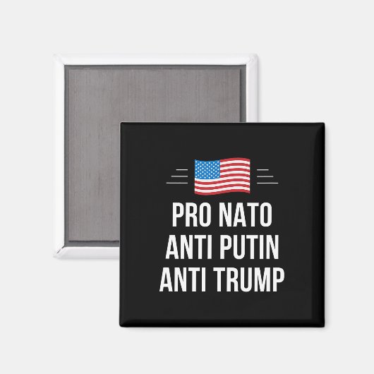 NAVO - Anti Poetin - Anti Trump - Magneet (Voorkant / Achterkant)
