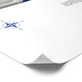 NAVO E-3A, 25th Jubileum Markings Poster (Hoek)