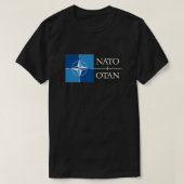 NAVO. Logo van het Noord-Atlantische Verdrag Organ T-shirt (Design voorkant)