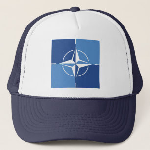 NAVO ONAT-vlagsymbool Noord-Atlantisch Verdrag Org Trucker Pet