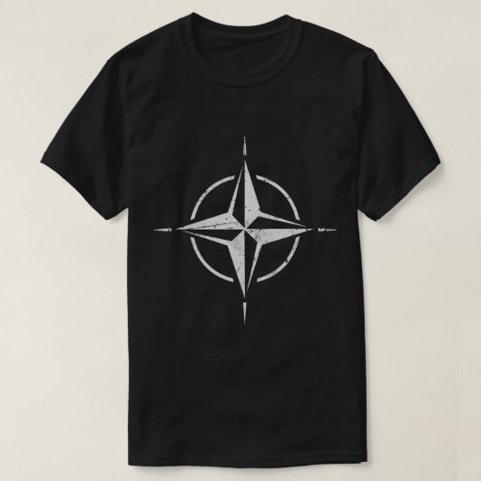 NAVO OTAN Flag Sybol Westerne militaire alliantie T-shirt (Design voorkant)