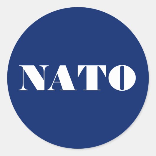 NAVO-Sticker Ronde Sticker (Voorkant)