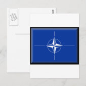 NAVO-vlag Briefkaart (Voorkant / Achterkant)