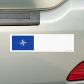 NAVO-vlag Bumpersticker (Op auto)