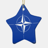 NAVO-vlag Keramisch Ornament (Links)