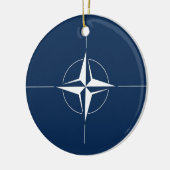 NAVO-vlag Keramisch Ornament (Links)