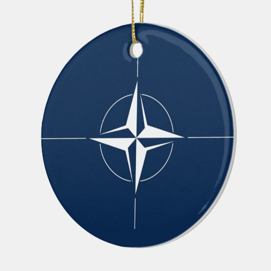 NAVO-vlag Keramisch Ornament (Links)