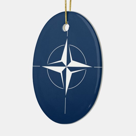 NAVO-vlag Keramisch Ornament (Links)
